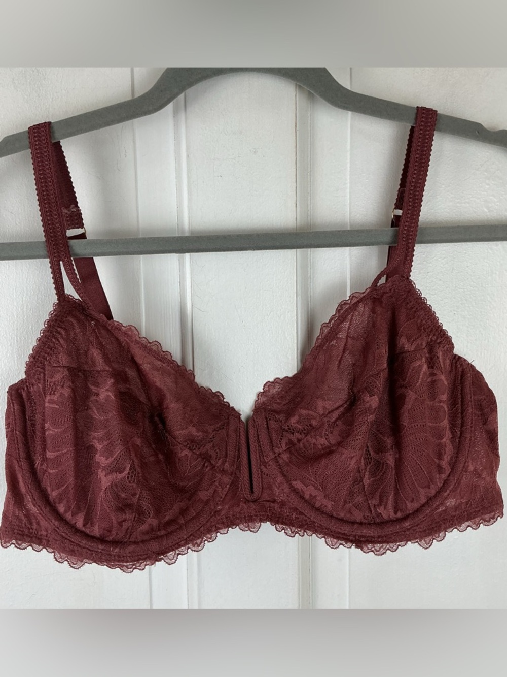 Auden Women's Lace‎ Unlined Balconette Coverage Underwire Bra Size 36D